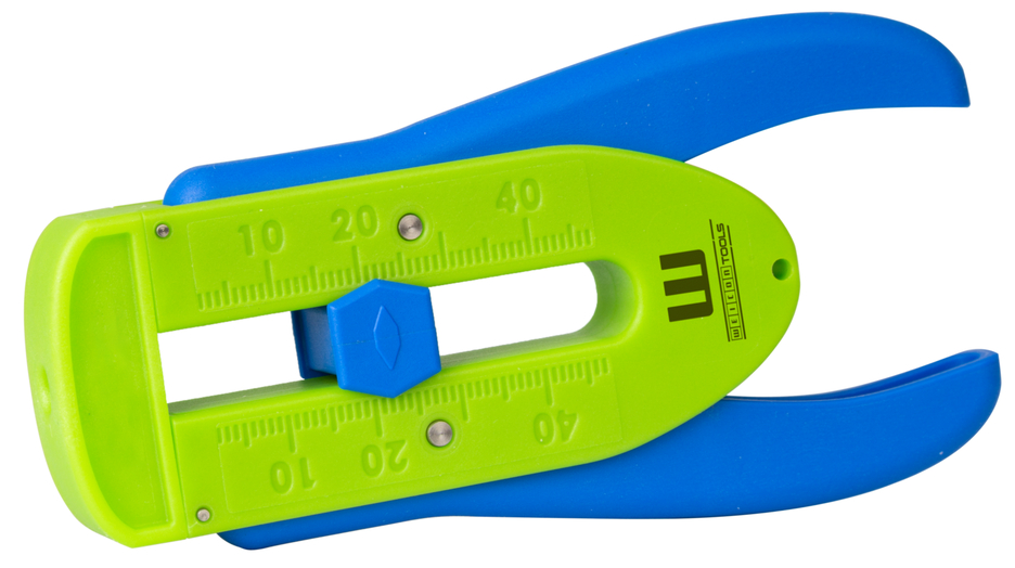 Präzisions-Abisolierer S Green Line | Abisolierwerkzeuge aus bis zu 97 % nachwachsenden Rohstoffen, mit einem Abisolierbereich von 0,12 mm - 0,8 mm (36-20 AWG)