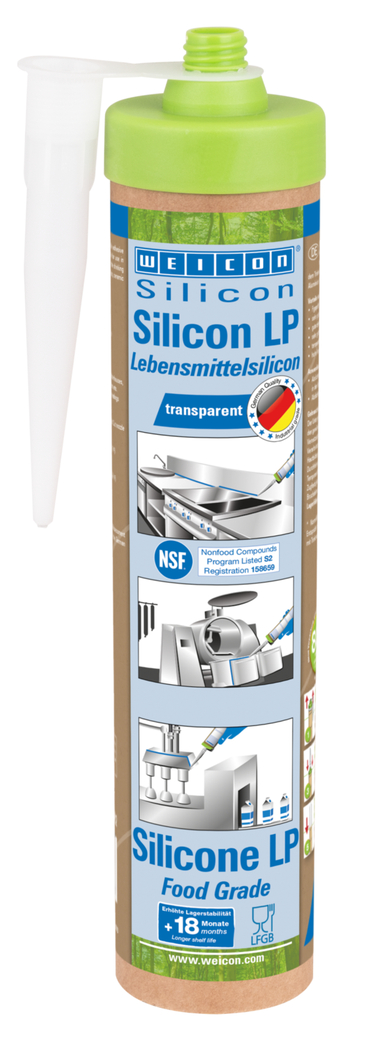 Silicon LP | dauerelastischer Dichtstoff für den Trinkwasser- und Lebensmittelbereich