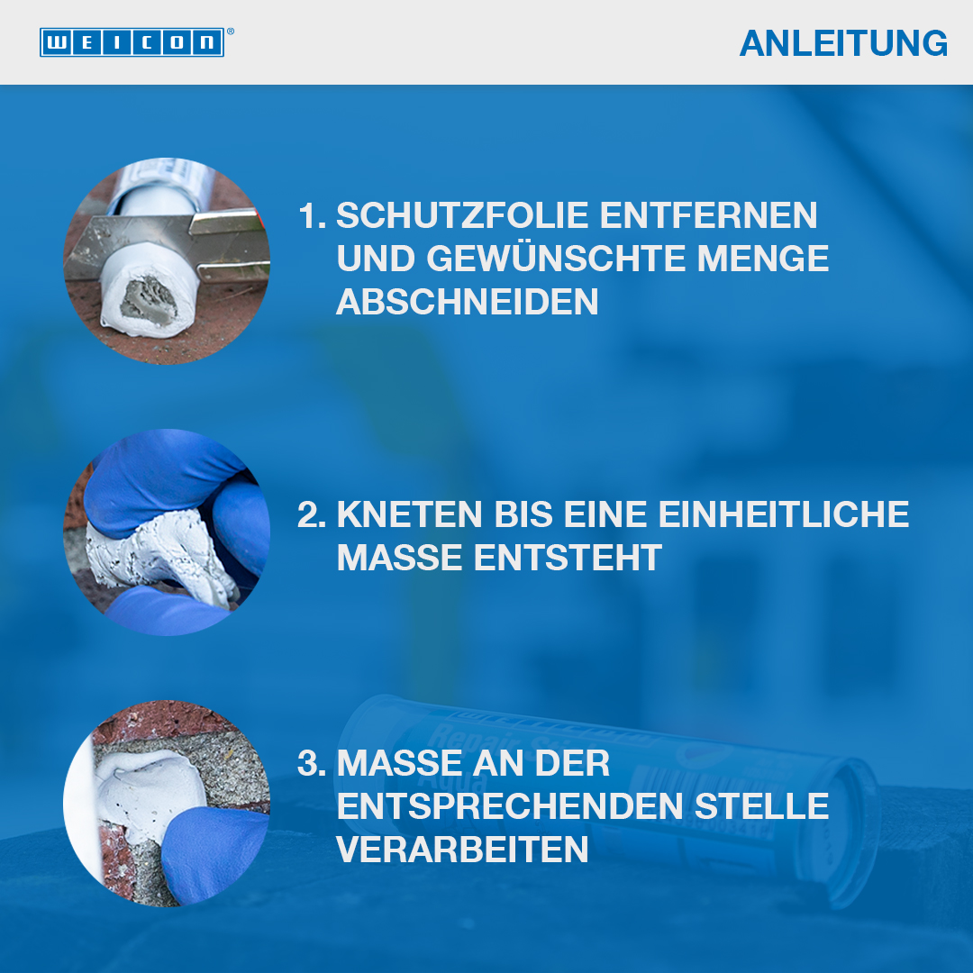 Repair Stick Steel | Repair putty with drinking water approval