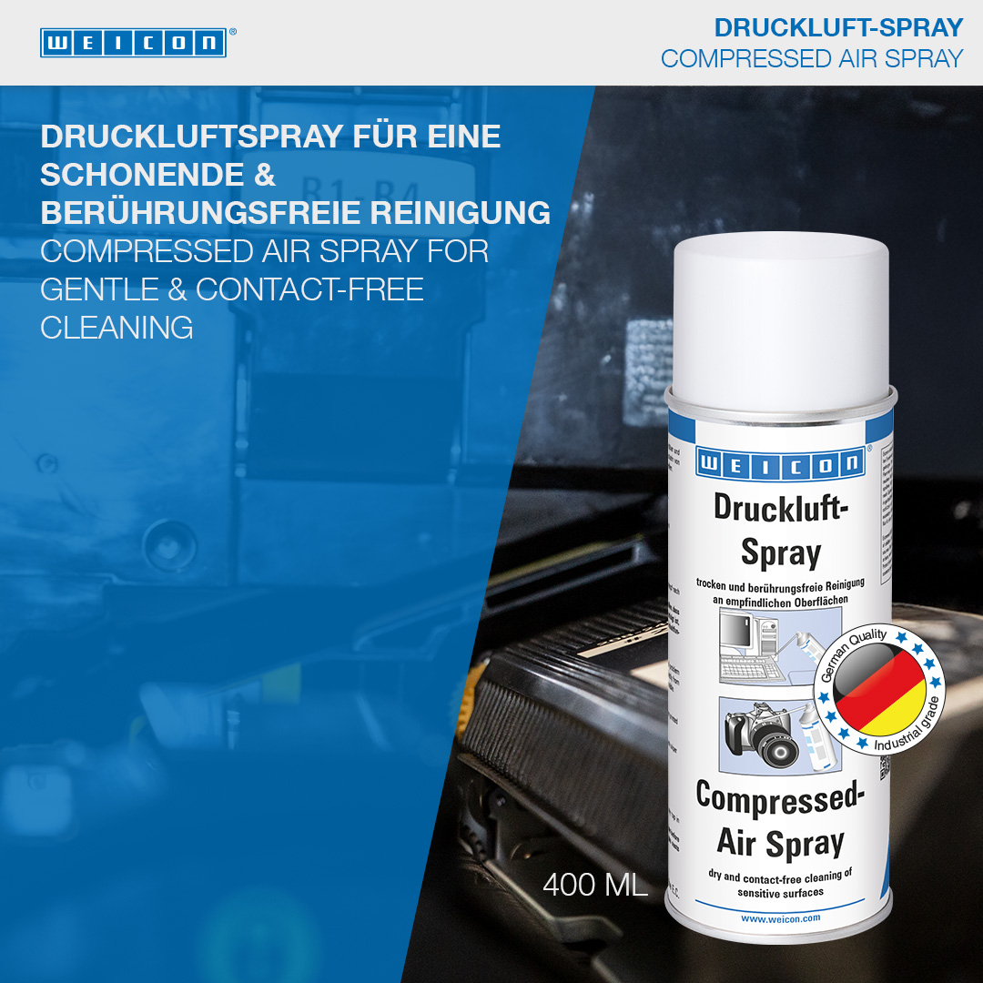 Druckluft-Spray | für berührungsfreies Reinigen