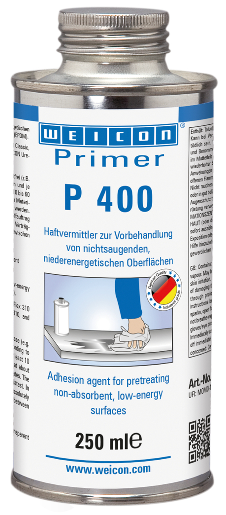 Primer P 400 | Haftvermittler für niederenergetische Kunststoffe Primer P 400 | Haftvermittler für niederenergetische Kunststoffe