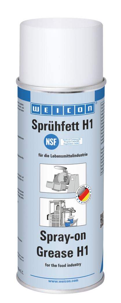Sprühfett H1 | Schmierstoff für den Lebensmittelbereich NSF H1 Sprühfett H1 | Schmierstoff für den Lebensmittelbereich NSF H1