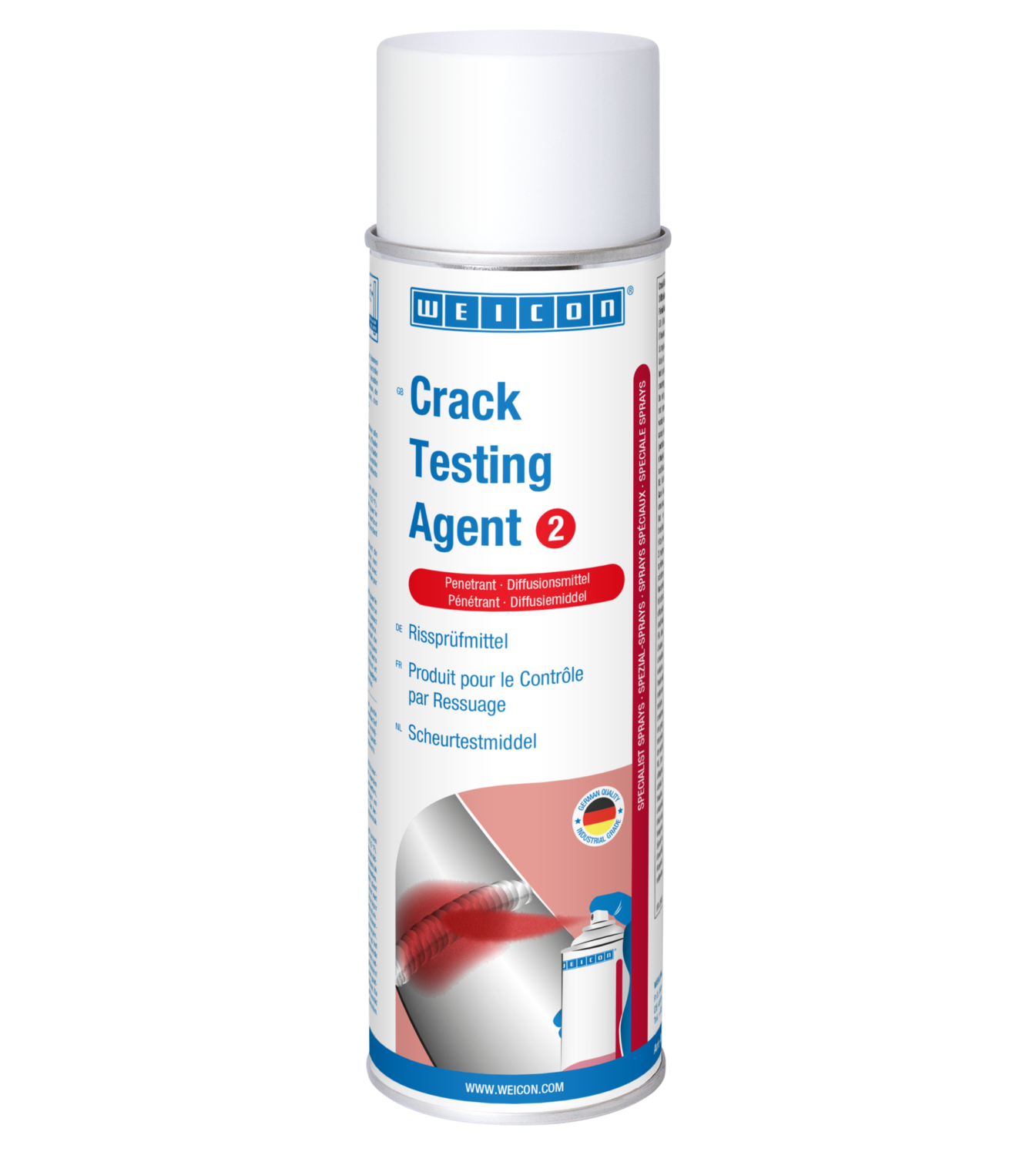 Crack Testing Agent Penetrant | dye penetrant for non-destructive material testing
