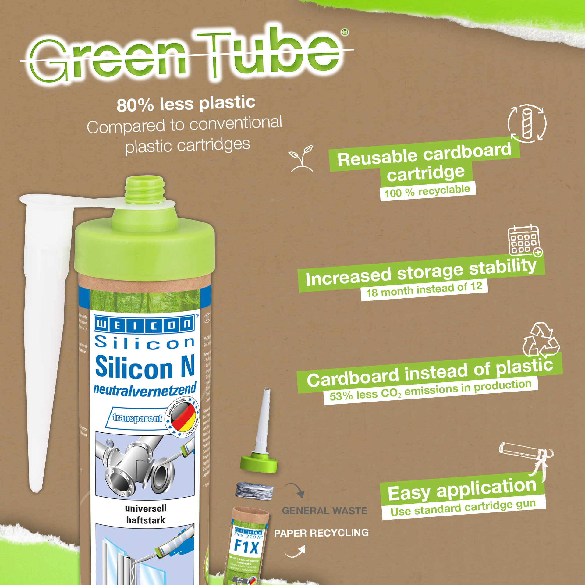Silicone N | extremely elastic and neutral-curing sealant