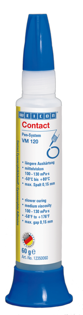 VM 120 Cyanoacrylate Adhesive | instant adhesive with medium viscosity for metal