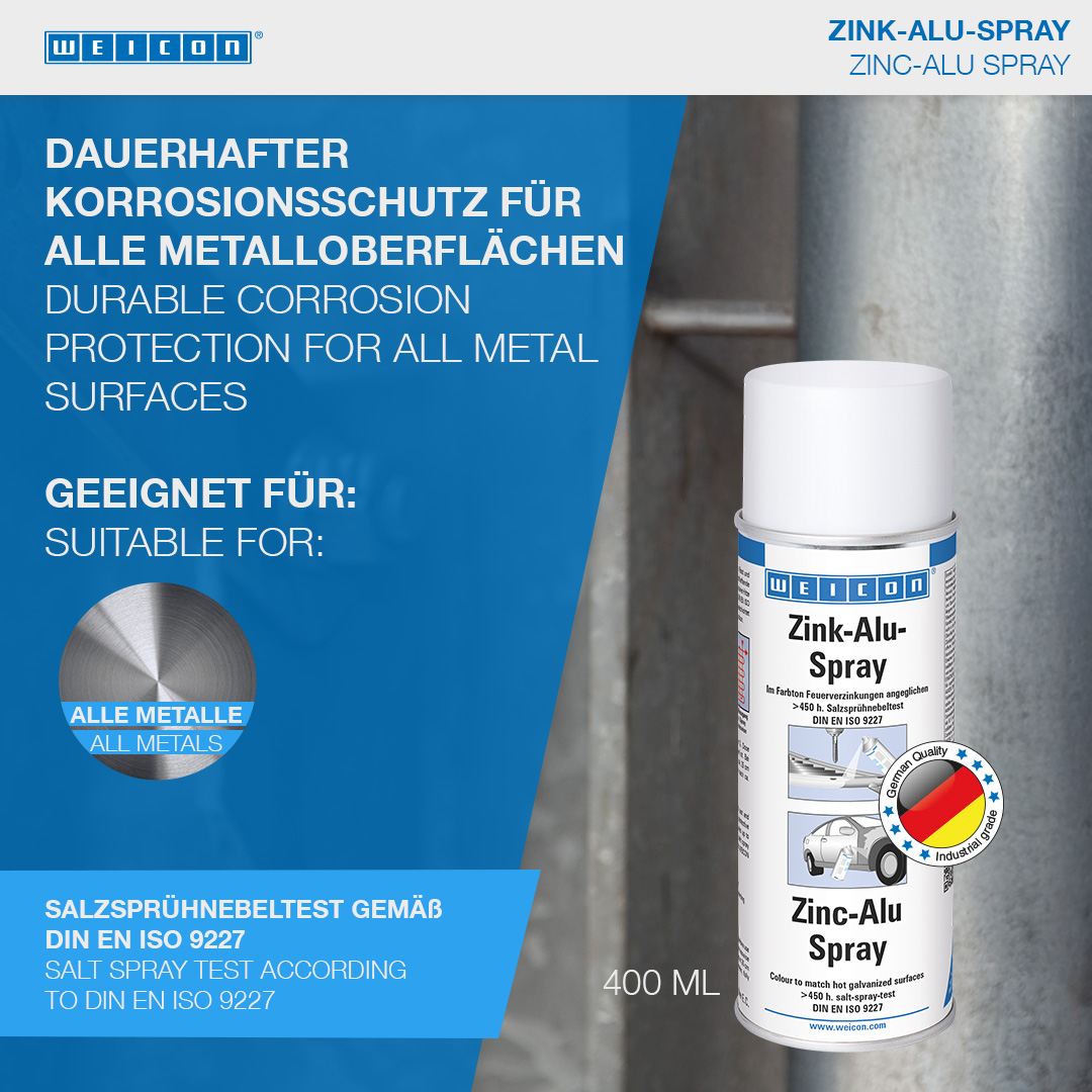 Zinc-Alu-Spray | repair of damaged galvanising
