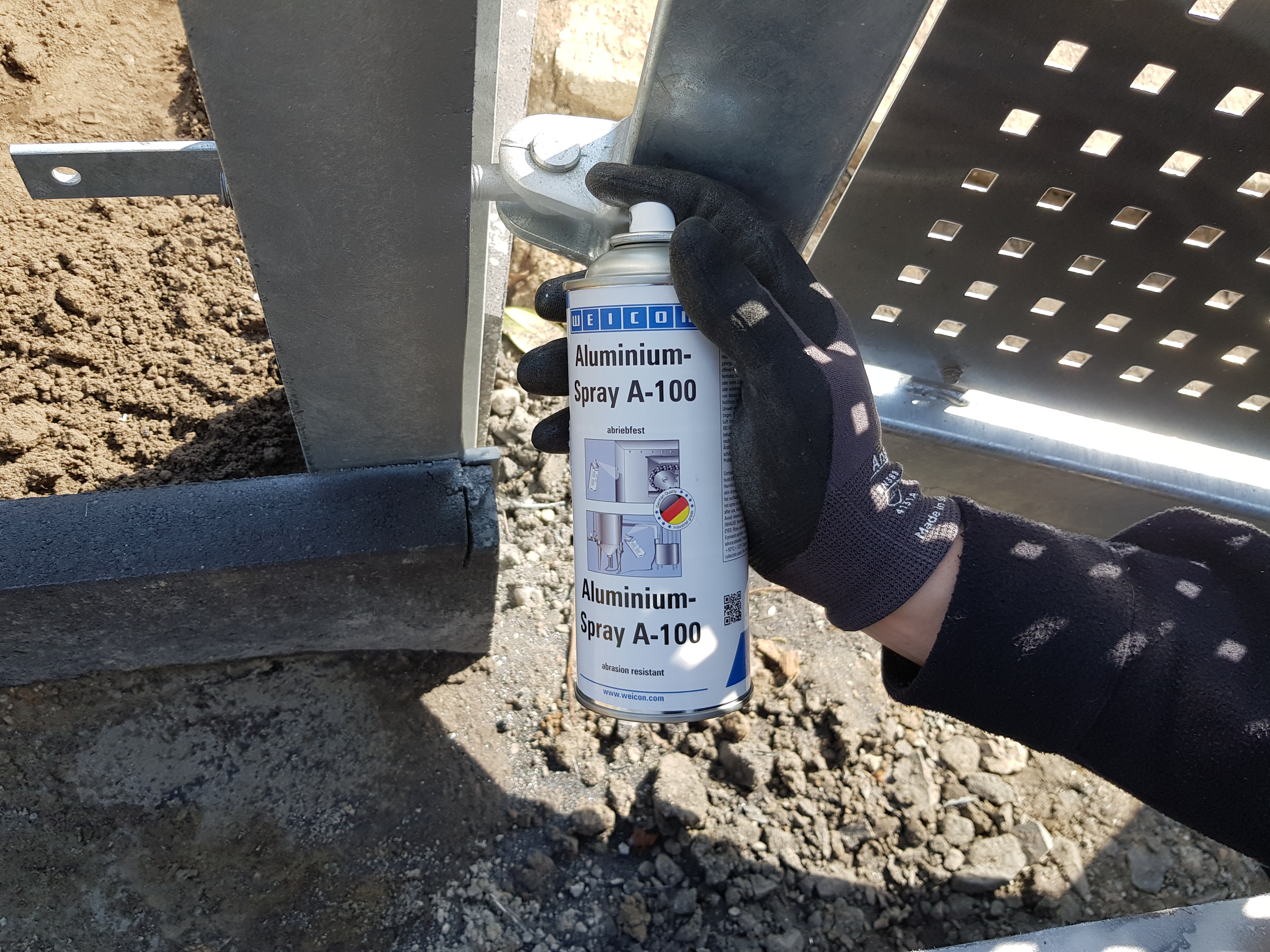 Aluminium Spray A-100 | abrasion-resistant protetcion against rust and corrosion