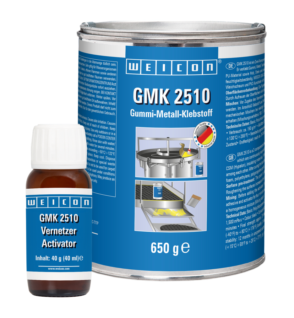 GMK 2510 Contact Adhesive | Two-component contact adhesive for high-strength rubber-to-metal bonds