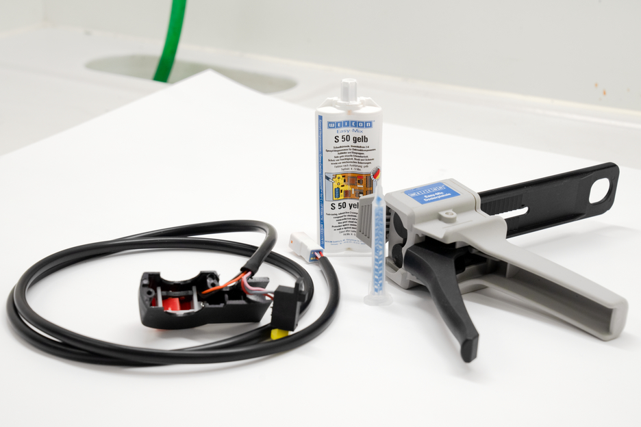 Easy-Mix S 50 gelb | hochtemperaturbeständige Epoxid-Vergussmasse