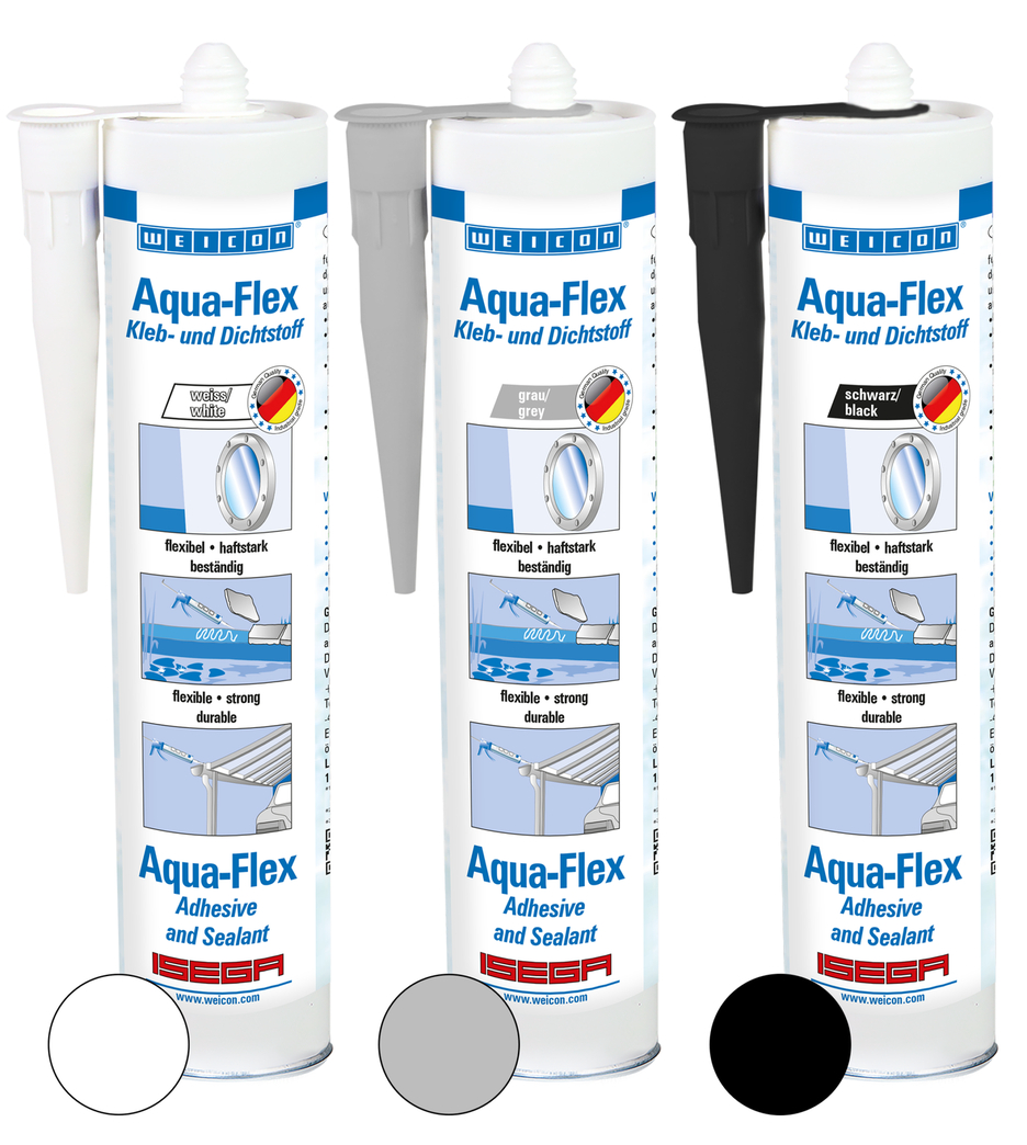 Aqua-Flex | Kleb- und Dichtstoff für nasse und feuchte Untergründe auf MS-Polymer-Basis