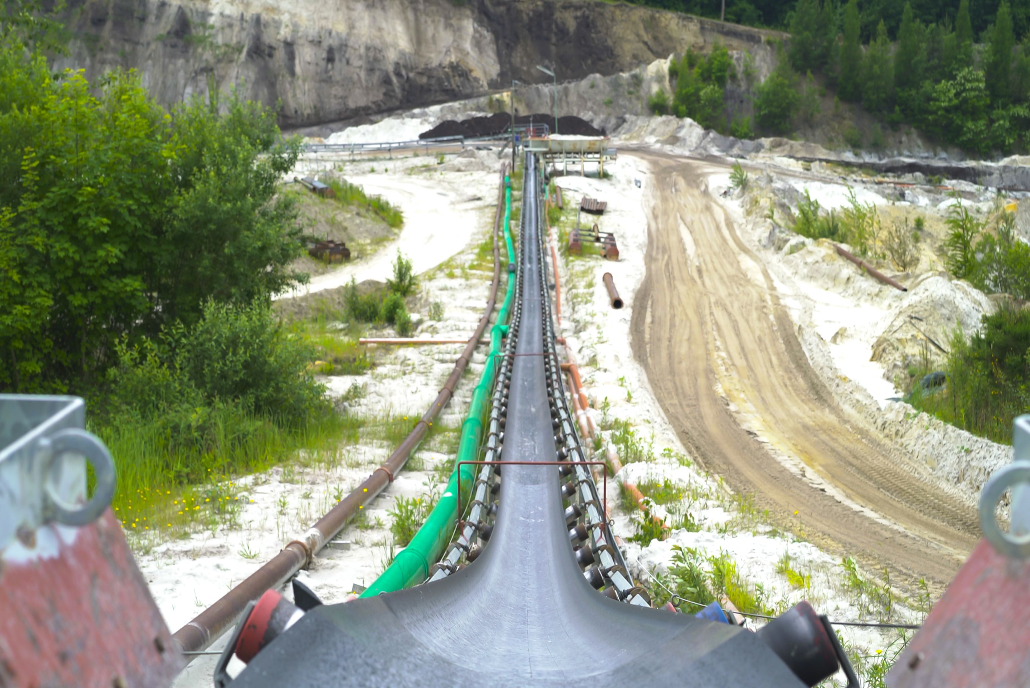 construction, mine, conveyor, rails, equipment