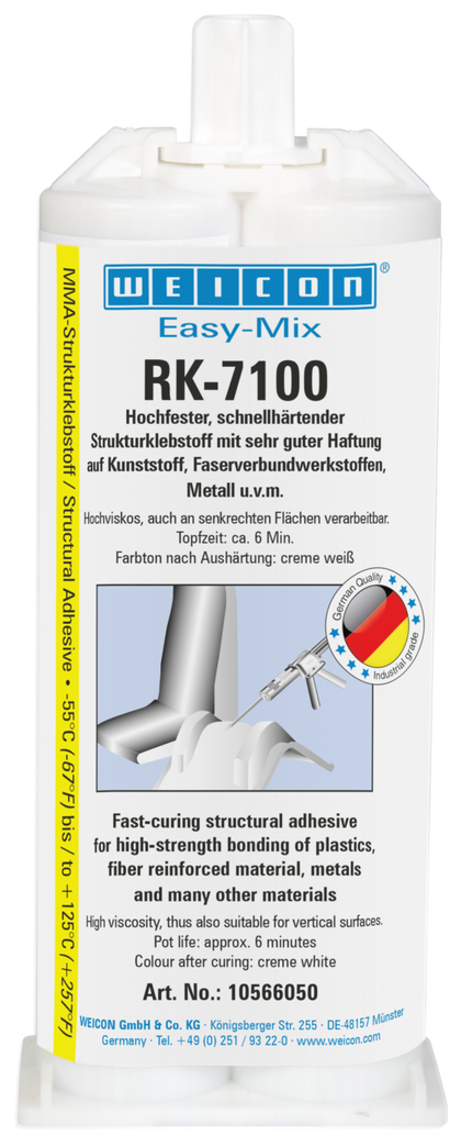 Easy-Mix RK-7100 | Acrylat-Strukturklebstoff, schnellhärtend Easy-Mix RK-7100 | Acrylat-Strukturklebstoff, schnellhärtend