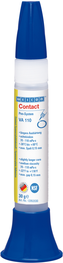 VA 110 Cyanoacrylate Adhesive | instant adhesive for the food and drinking water sector VA 110 Cyanoacrylate Adhesive | instant adhesive for the food and drinking water sector
