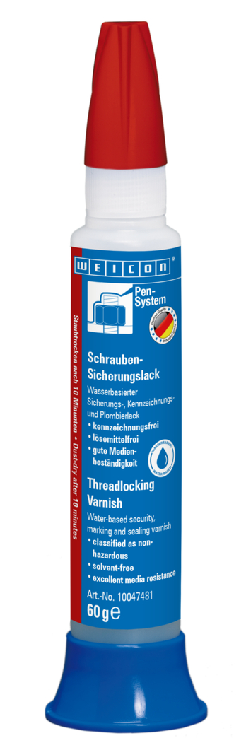 Threadlocking Varnish | Water-based lacquer for threadlocking, marking and sealing