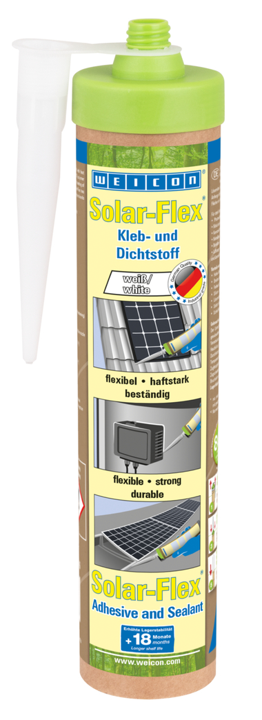 Solar-Flex® MS-Polymer | weather-resistant adhesive and sealant for the solar sector, based on MS-Polymer