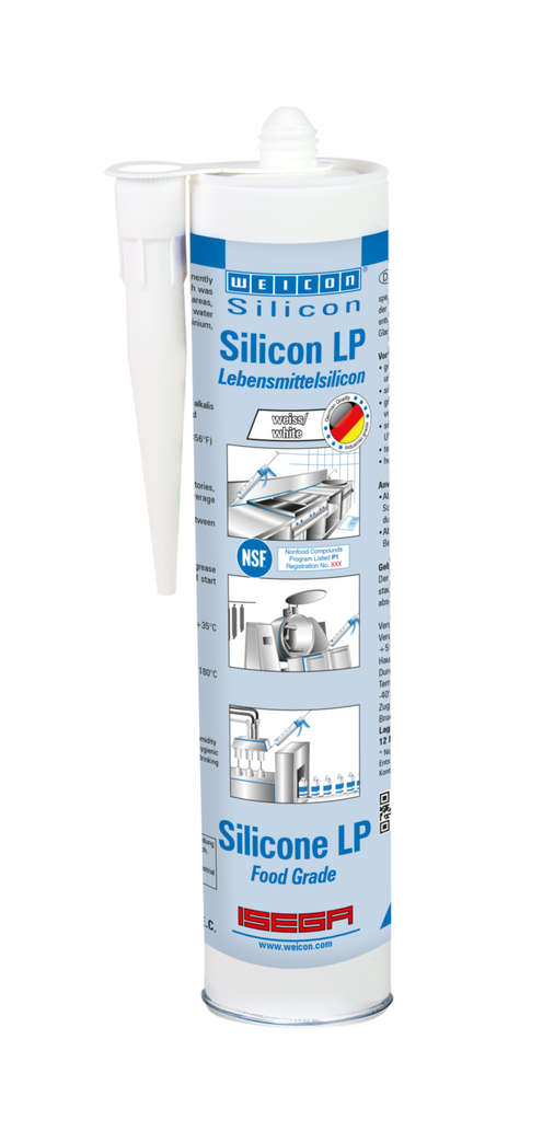 Silicon LP | dauerelastischer Dichtstoff für den Trinkwasser- und Lebensmittelbereich