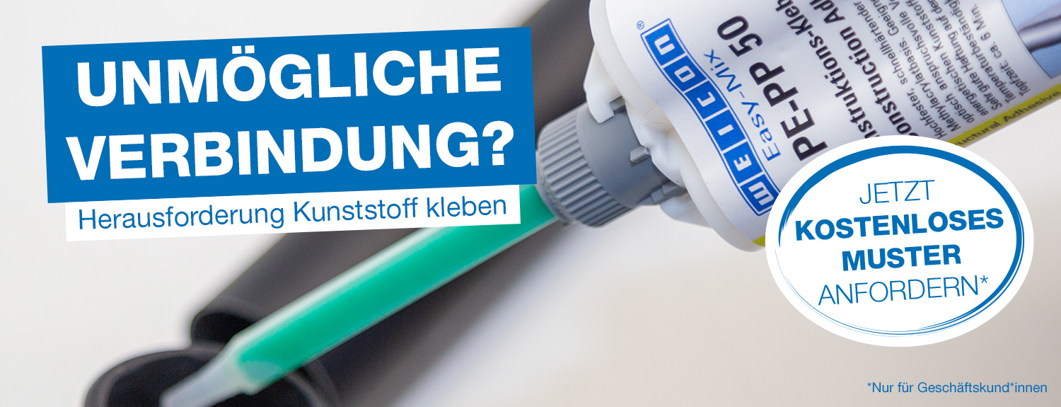 Verklebung von einem Plastikteil
