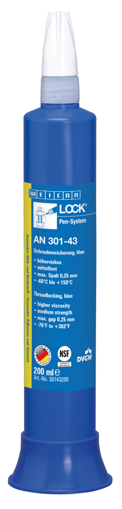 WEICONLOCK® AN 301-43 Schraubensicherung | mittelfest, mit Trinkwasserzulassung WEICONLOCK® AN 301-43 Schraubensicherung | mittelfest, mit Trinkwasserzulassung