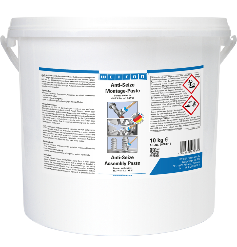 Anti-Seize Montagepaste | Schmier- und Trennmittelpaste