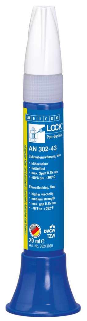 WEICONLOCK® AN 302-43 Schraubensicherung | mittelfest, höherviskos, mit Trinkwasserzulassung