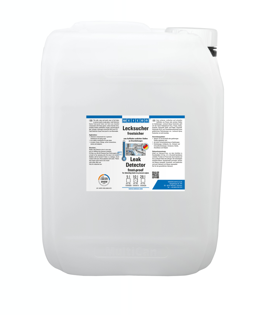 Leak Detection frost-proof | for locating cracks in pressure lines down to -15 °C Leak Detection frost-proof | for locating cracks in pressure lines down to -15 °C