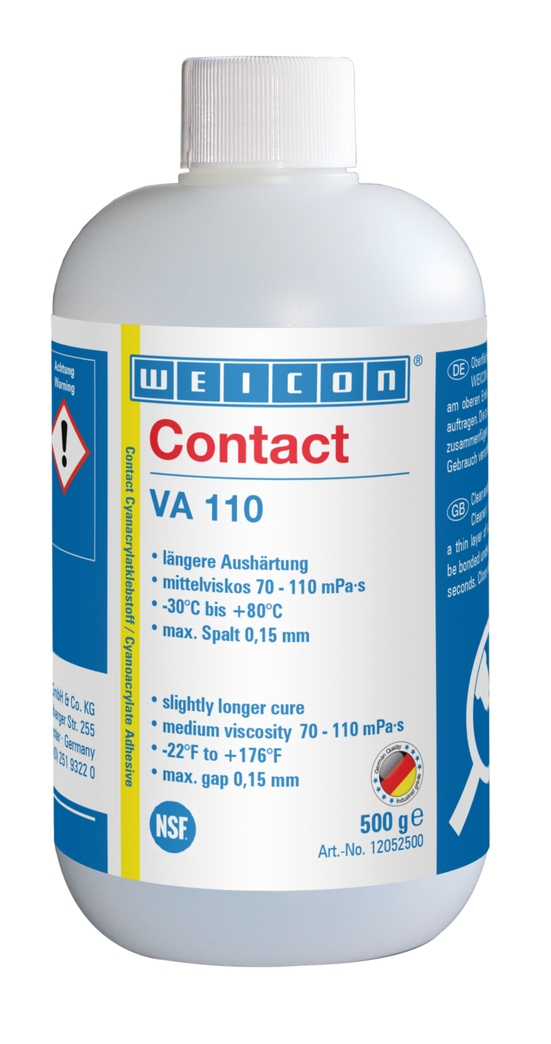 VA 110 Cyanoacrylate Adhesive | instant adhesive for the food and drinking water sector