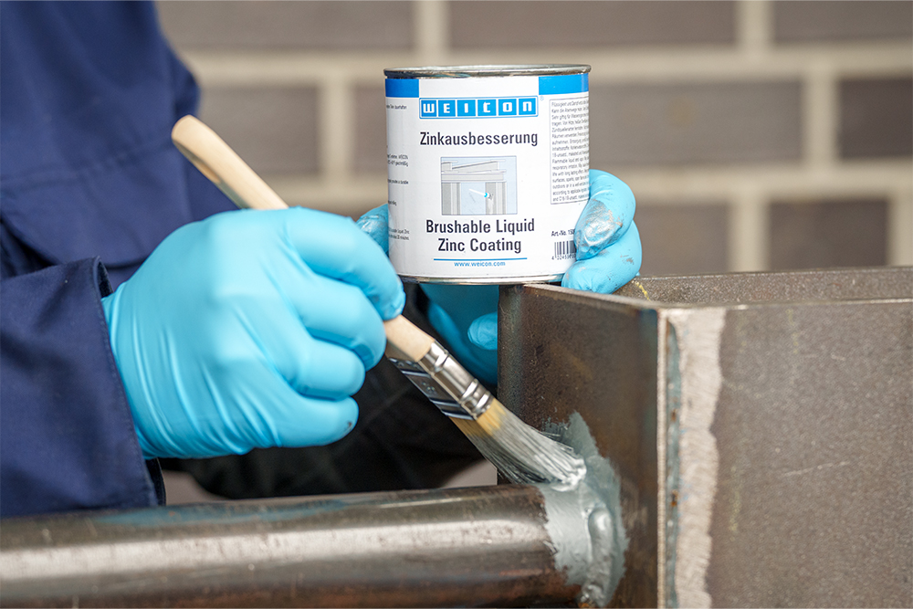 Brushable Liquid Zinc Coating Application image