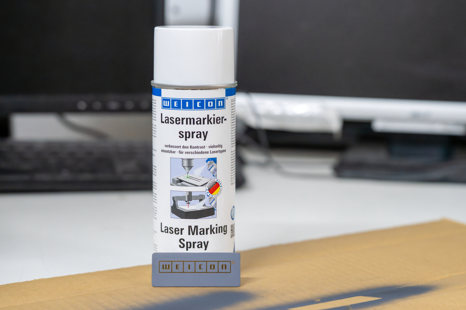 WEICON Laser Marking Spray | Special spray for enhancing contrast in laser engravings
