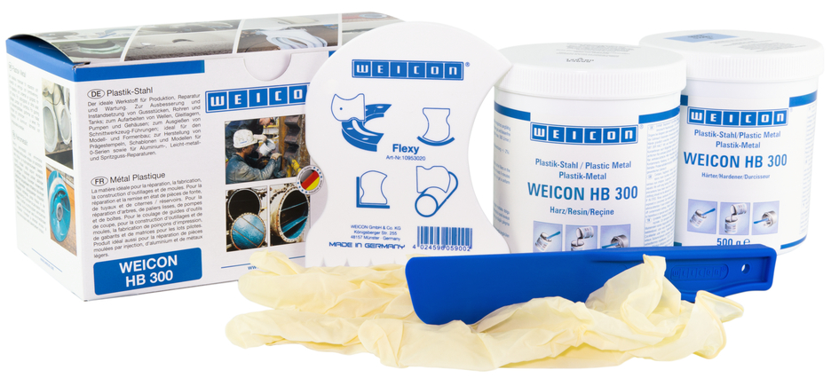 WEICON HB 300 | high-temperature-resistant epoxy resin system for repairs and moulding