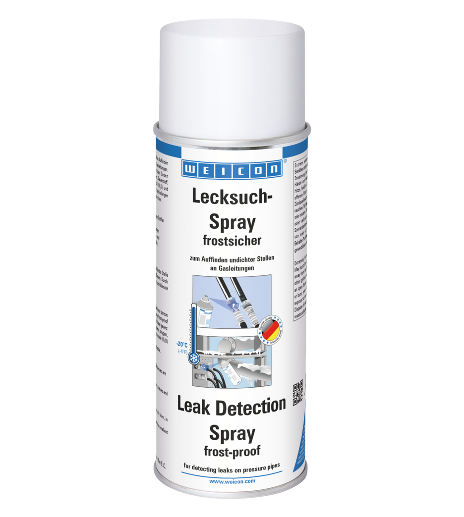 Lecksuch-Spray frostsicher | Risse und Undichtigkeiten an Kühl- und Klimaanlagen auffinden Lecksuch-Spray frostsicher | Risse und Undichtigkeiten an Kühl- und Klimaanlagen auffinden
