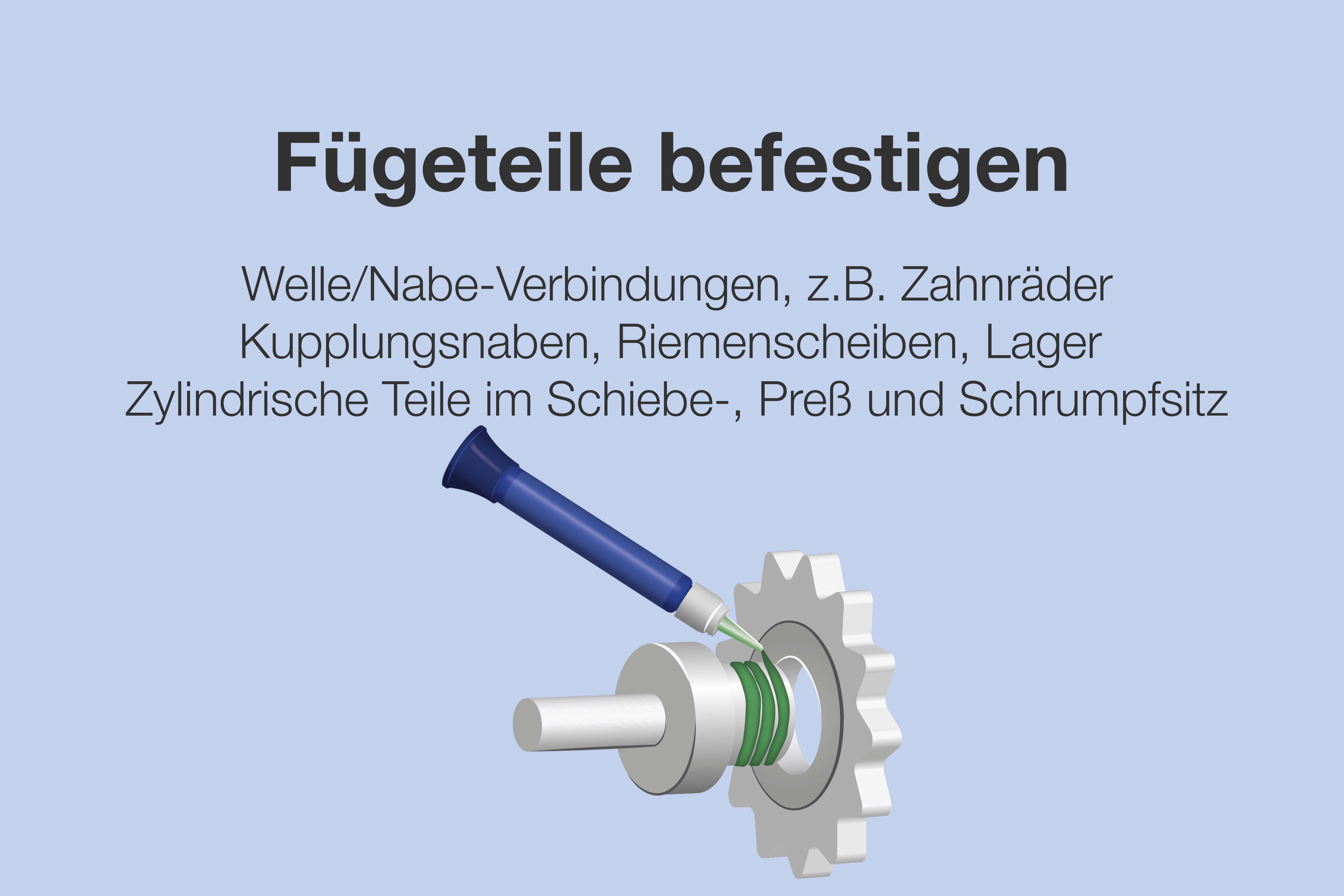 Piktogramm zum Thema Fügeteile befestigen