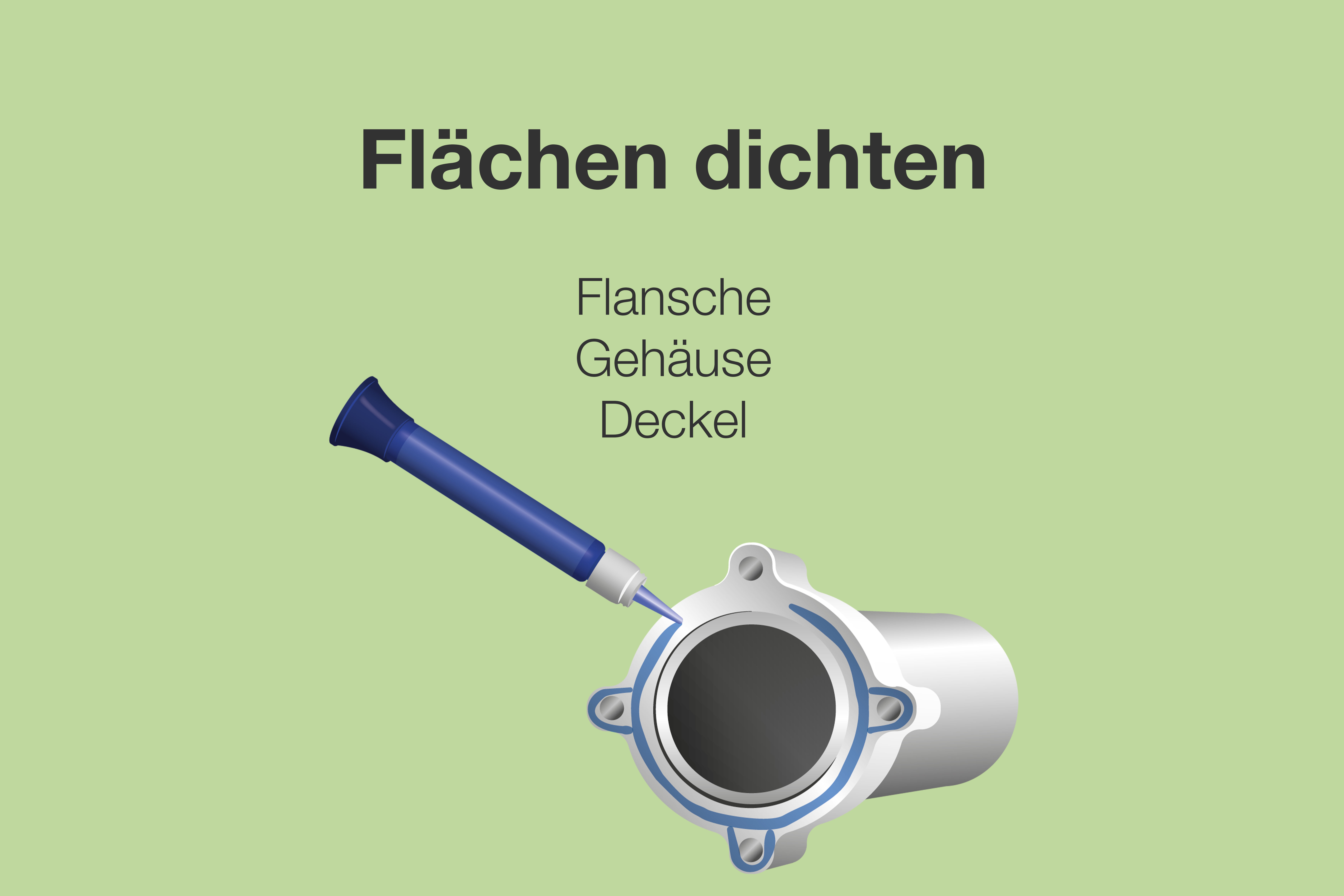 Piktogramm zum Thema Flächen dichten
