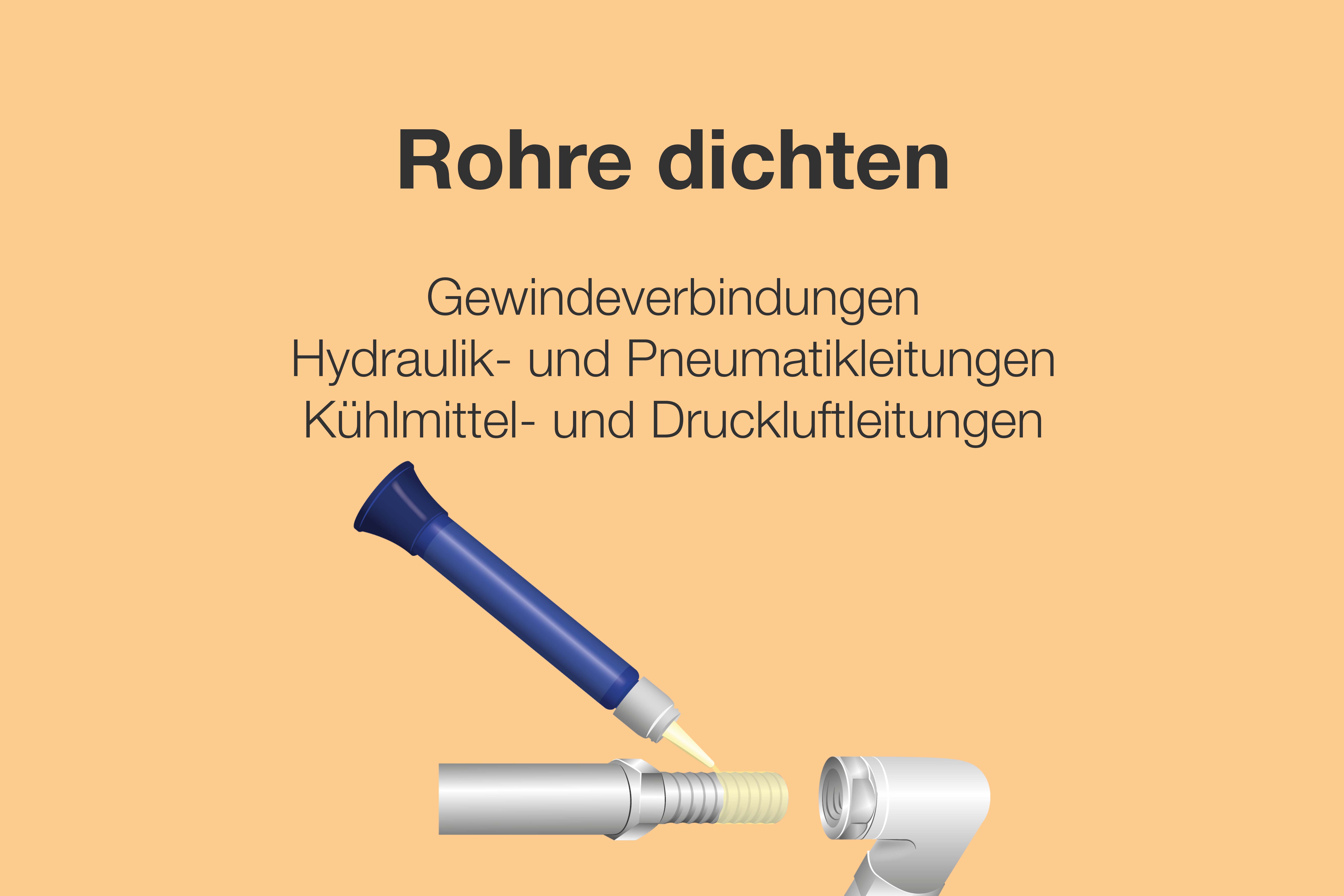 Piktogramm zum Thema Rohre dichten