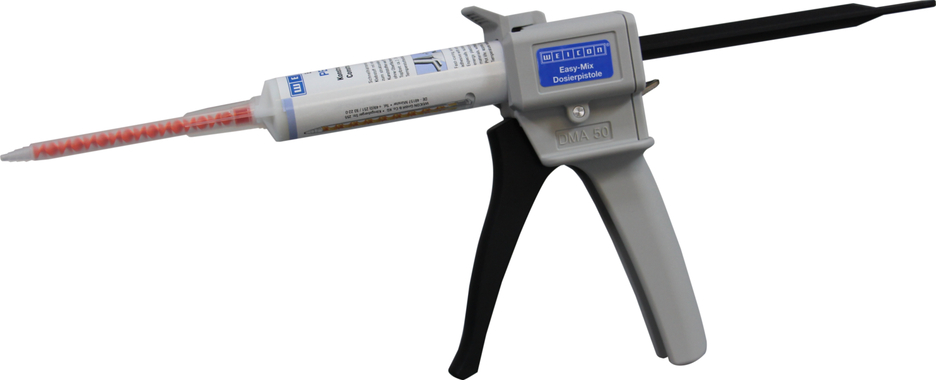 Dosierpistole Easy-Mix D 50 | zur Verarbeitung aller 50 ml Easy-Mix Kartuschen.
Nicht passend für VA 2407. Dosierpistole Easy-Mix D 50 | zur Verarbeitung aller 50 ml Easy-Mix Kartuschen.
Nicht passend für VA 2407.