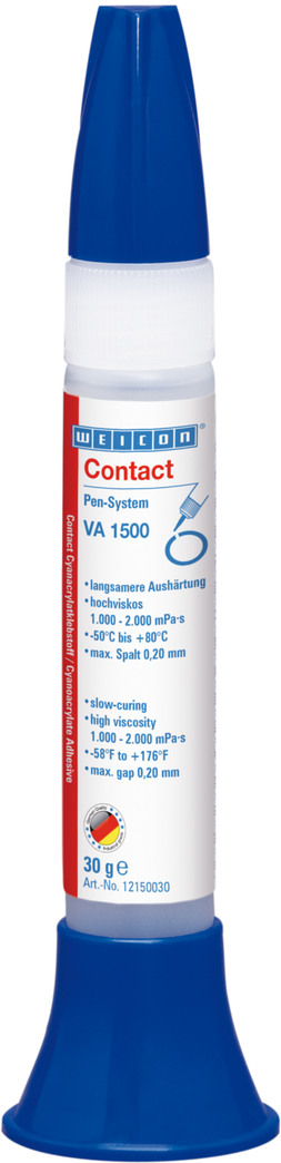 VA 1500 Cyanoacrylate Adhesive | instant adhesive for rubber, metal,  porous and absorbent materials