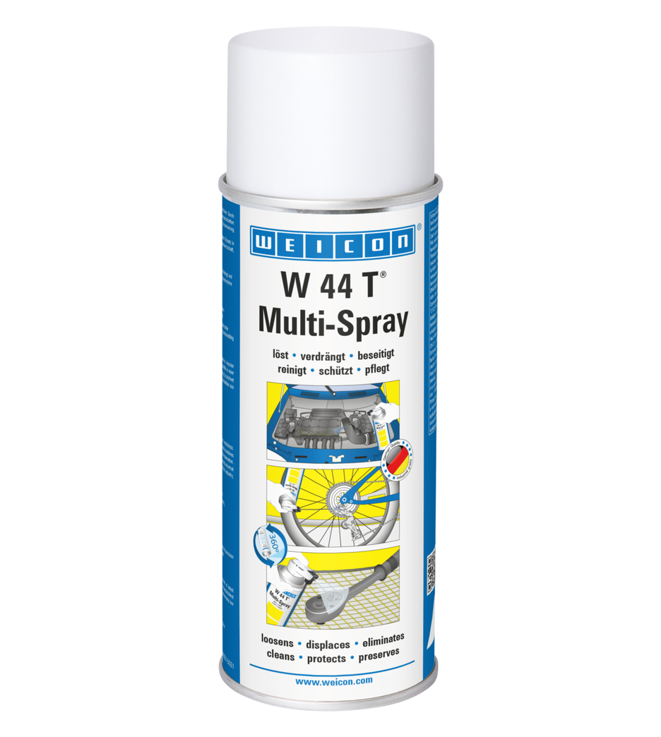 W 44 T® Multi-Spray | Schmier- und Multifunktionsöl mit 5-fach Wirkung W 44 T® Multi-Spray | Schmier- und Multifunktionsöl mit 5-fach Wirkung