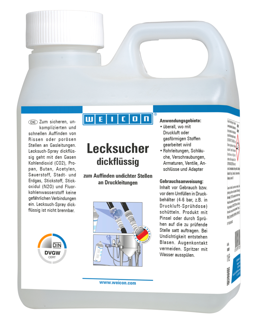 Leak Detection viscous | for locating cracks in pressure lines Leak Detection viscous | for locating cracks in pressure lines