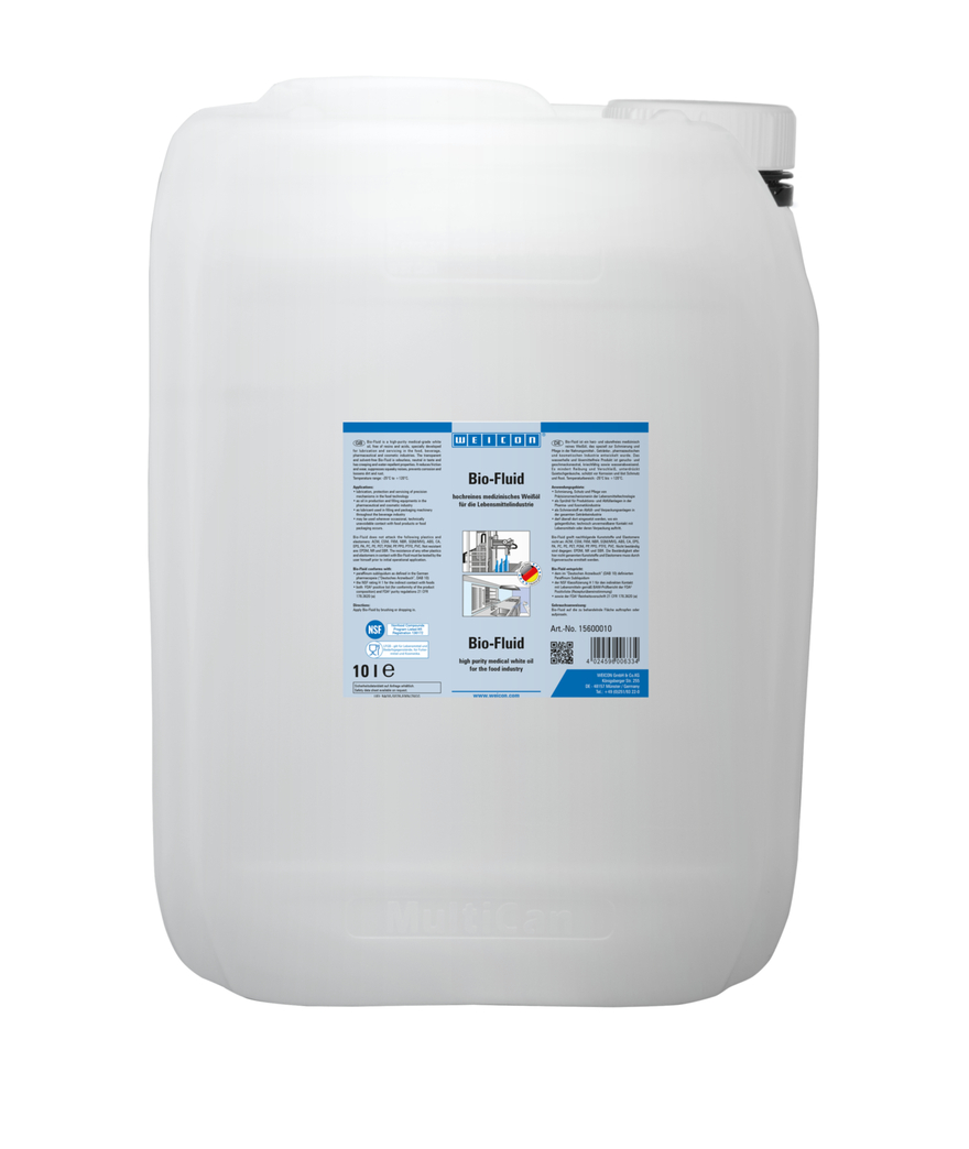 Bio-Fluid | lubricating and care oil for the food sector NSF H1 Bio-Fluid | lubricating and care oil for the food sector NSF H1