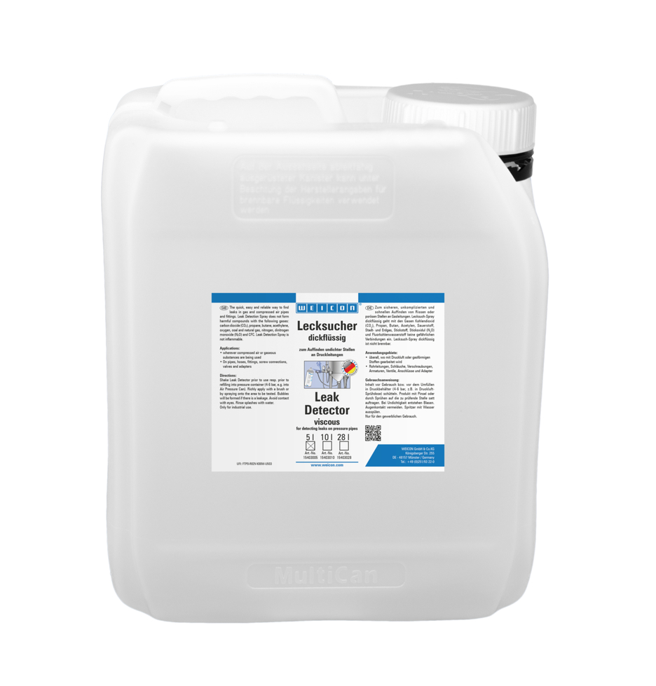 Leak Detection viscous | for locating cracks in pressure lines Leak Detection viscous | for locating cracks in pressure lines