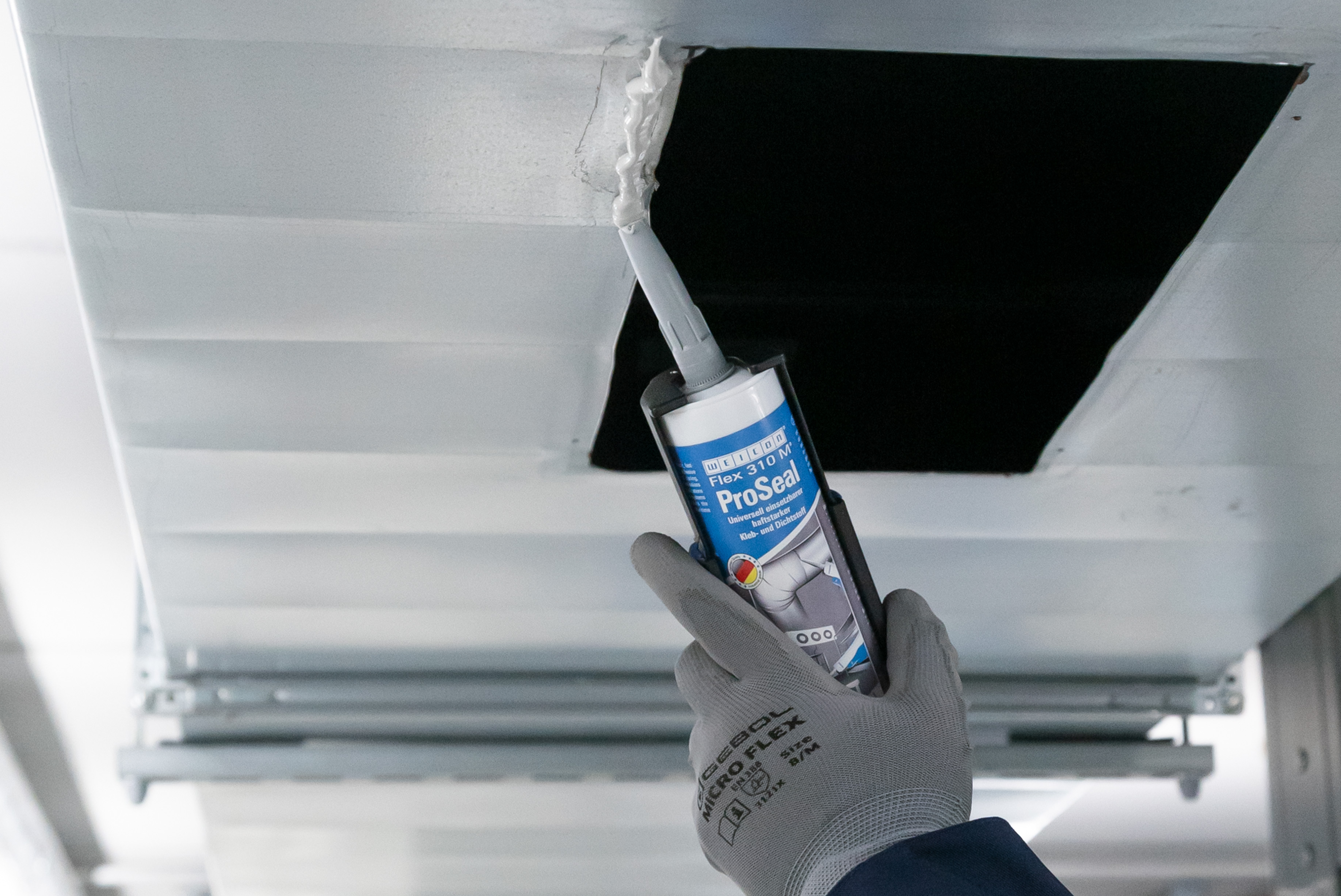 ProSeal_1 Abdichtung mit Weicon ProSeal an einer Lüftungsanlage