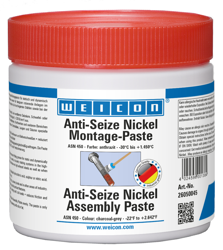 Anti-Seize Nickel Montagepaste | Schmier- und Trennmittelpaste hochtemperaturbeständig
