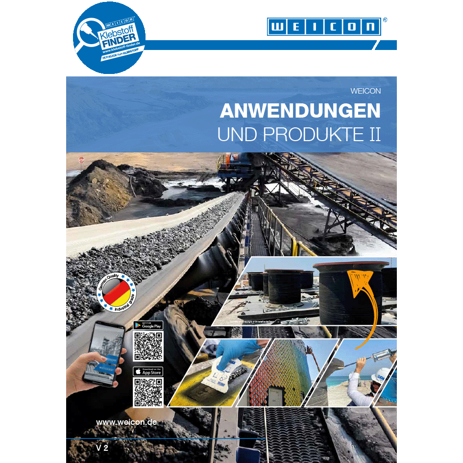 Thumbnail des Flyers Anwendungen und Produkte Version 2 von Weicon