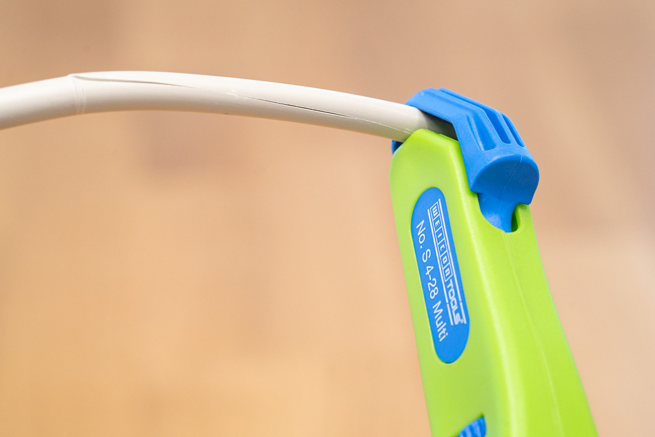 Cable Stripper No. S 4 - 28 Multi Green Line | Stripping tools made from up to 97% renewable raw materials I with integrated stripping function I working range 4 - 28 mm Ø