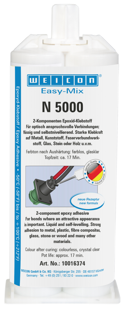 Easy-Mix N 5000 | Epoxy adhesive for bonds where an attractive appearance is important