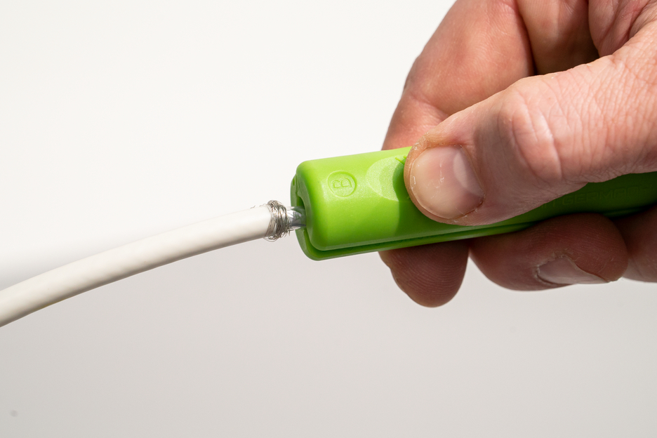 Coax-Stripper No. 2 Green Line | Abisolierwerkzeuge aus bis zu 97 % nachwachsenden Rohstoffen