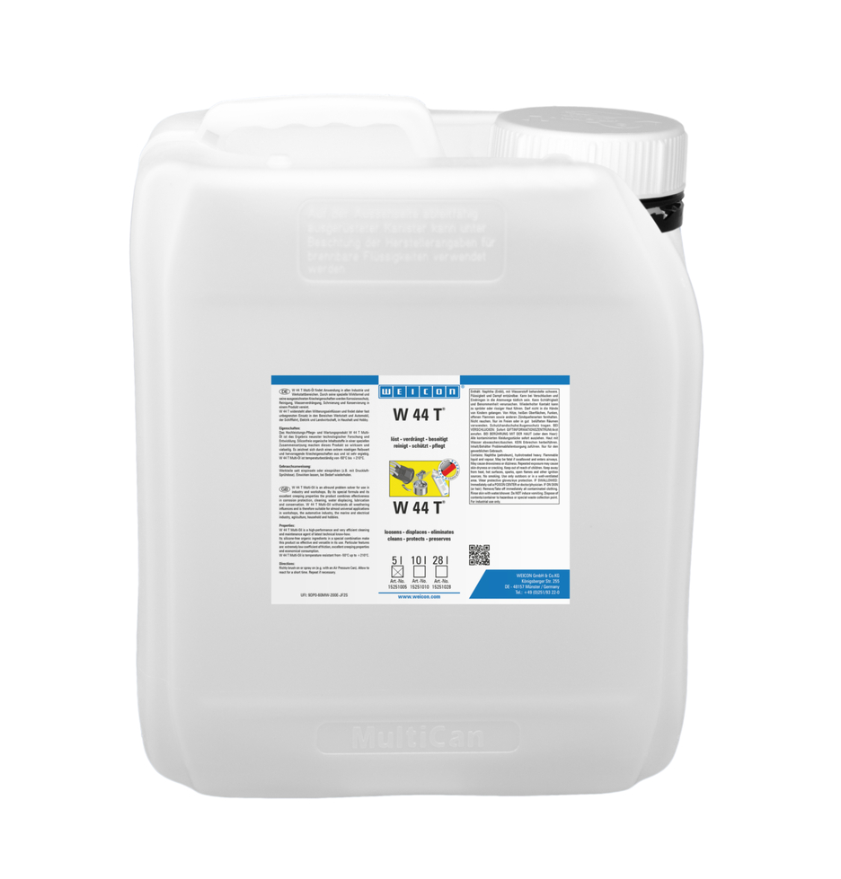 W 44 T® | lubricating and multifunctional oil with 5-fold function W 44 T® | lubricating and multifunctional oil with 5-fold function