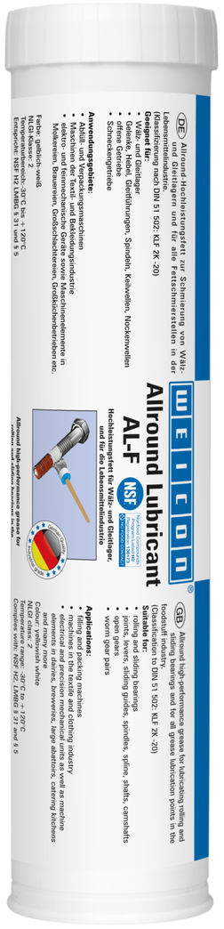 AL-F High-Performance Grease | Food-safe multi-purpose grease AL-F High-Performance Grease | Food-safe multi-purpose grease