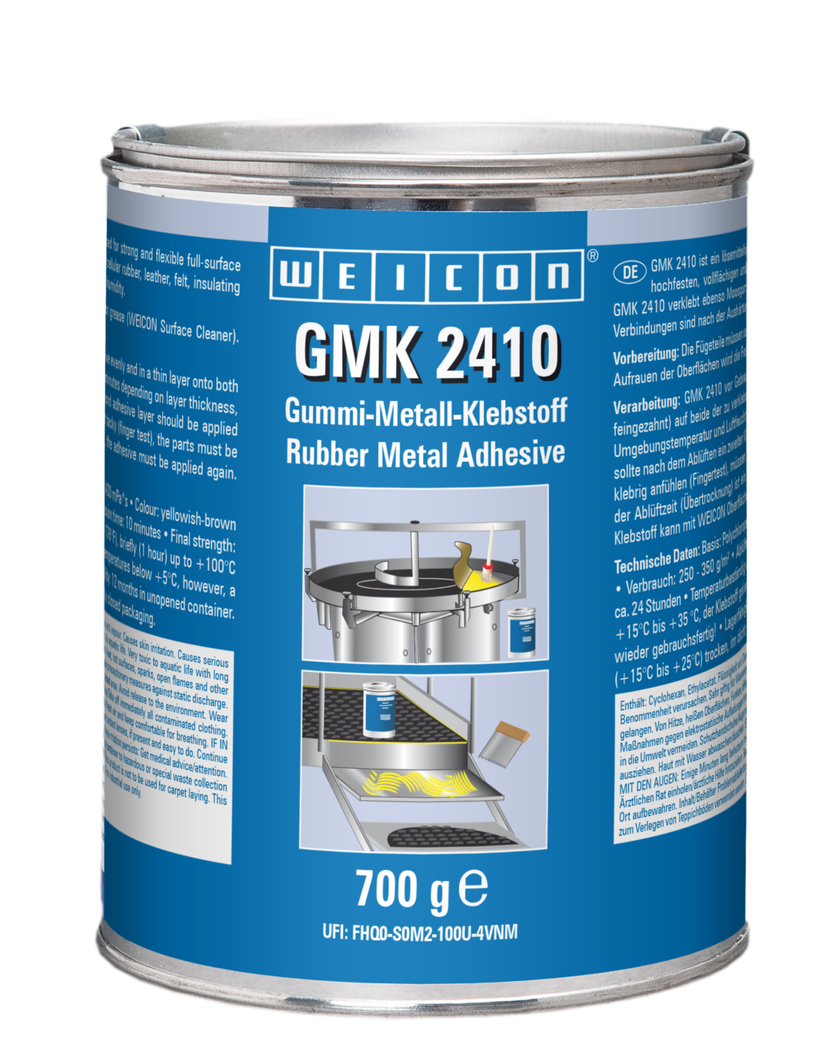 GMK 2410 Kontaktklebstoff | haftstarker und schnellhärtender 1K Gummi-Metall-Kleber GMK 2410 Kontaktklebstoff | haftstarker und schnellhärtender 1K Gummi-Metall-Kleber