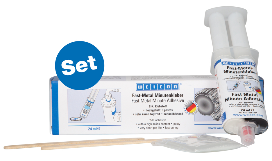 Fast-Metal Minute Adhesive | Liquid metal epoxy resin adhesive