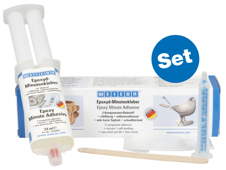 Epoxy Minute Adhesive | Universally applicable, high-temperature resistant epoxy resin adhesive Epoxy Minute Adhesive | Universally applicable, high-temperature resistant epoxy resin adhesive